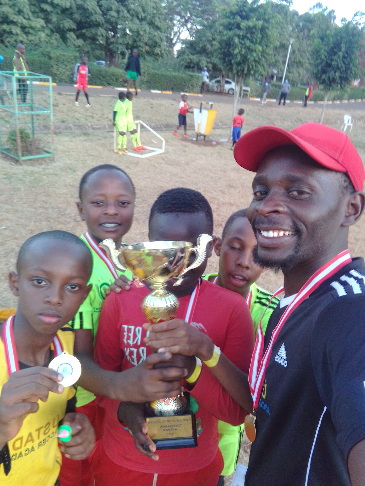 Trophy and achievement at beginner level training